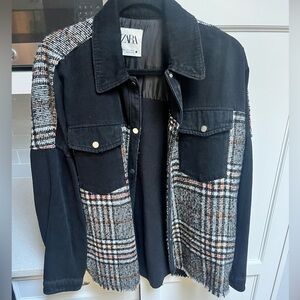Zara shirt jacket